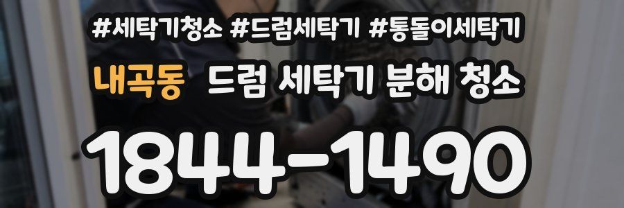 내곡동 드럼 세탁기 분해 청소