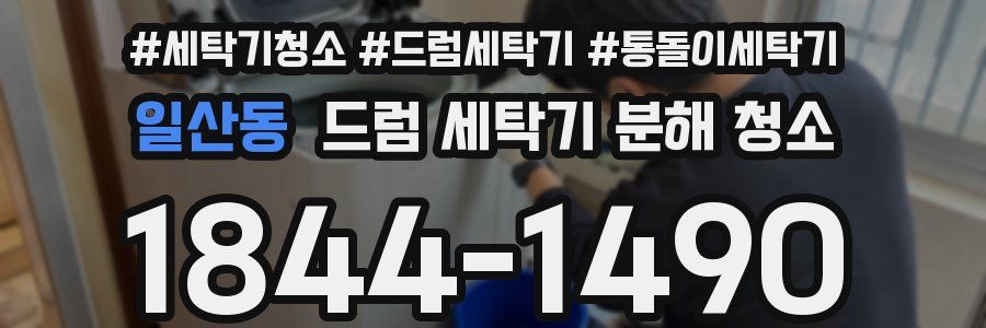 일산동 드럼 세탁기 분해 청소