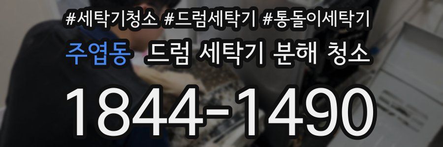 주엽동 드럼 세탁기 분해 청소