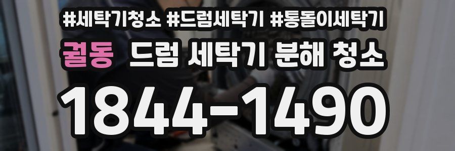 궐동 드럼 세탁기 분해 청소