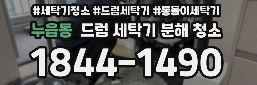 누읍동 드럼 세탁기 분해 청소
