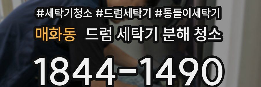 매화동 드럼 세탁기 분해 청소