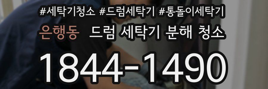 은행동 드럼 세탁기 분해 청소