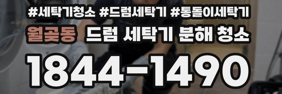 월곶동 드럼 세탁기 분해 청소