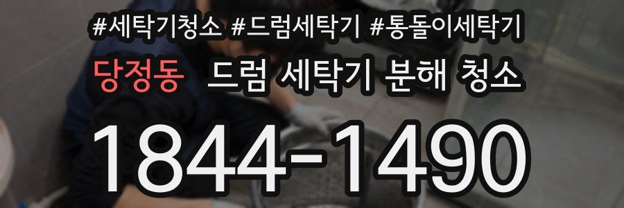 당정동 드럼 세탁기 분해 청소