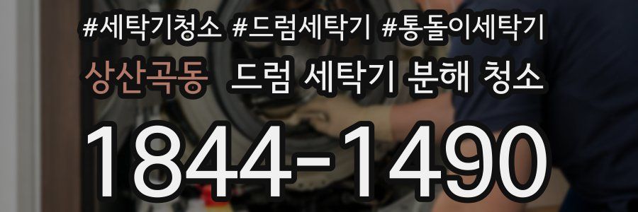 상산곡동 드럼 세탁기 분해 청소