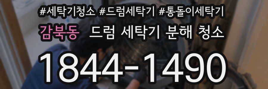 감북동 드럼 세탁기 분해 청소