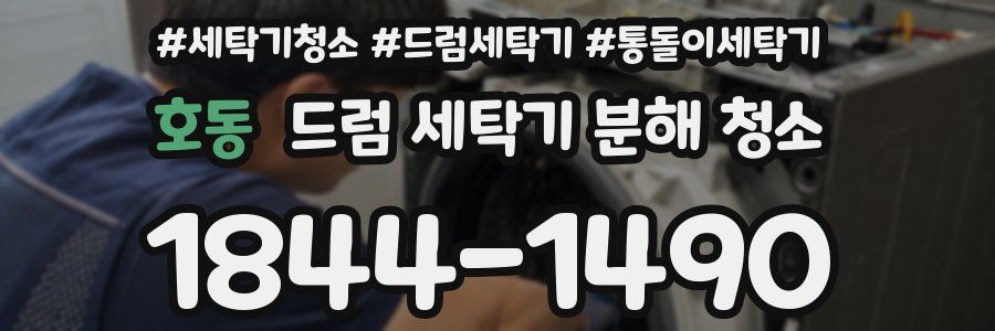 호동 드럼 세탁기 분해 청소