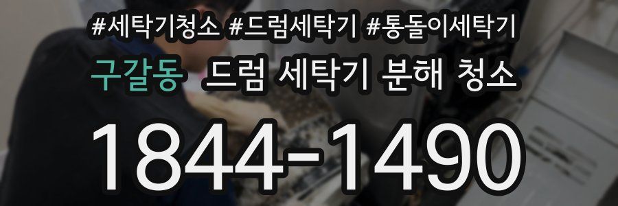 구갈동 드럼 세탁기 분해 청소