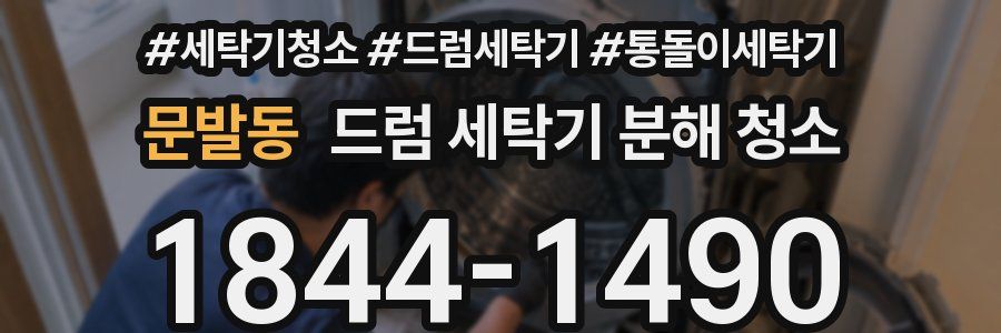 문발동 드럼 세탁기 분해 청소
