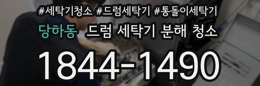 당하동 드럼 세탁기 분해 청소