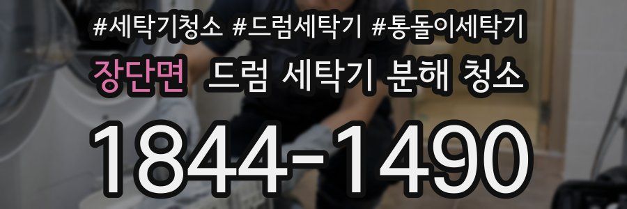 장단면 드럼 세탁기 분해 청소