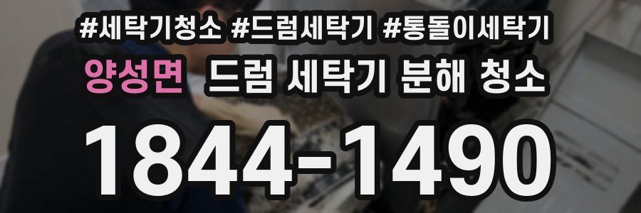 양성면 드럼 세탁기 분해 청소