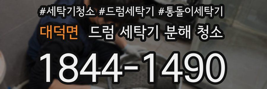 대덕면 드럼 세탁기 분해 청소