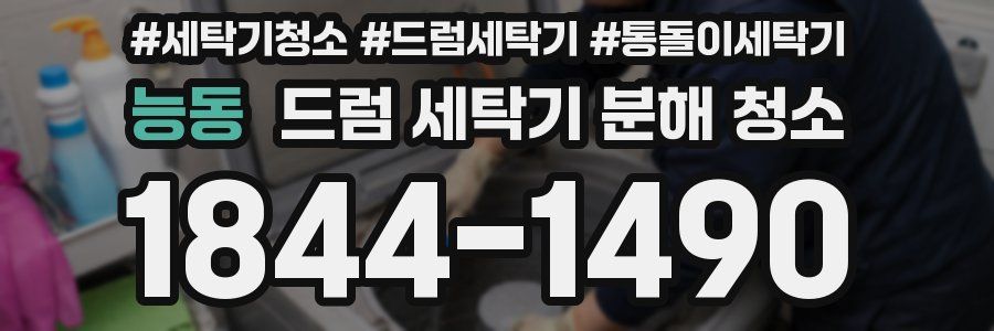 능동 드럼 세탁기 분해 청소