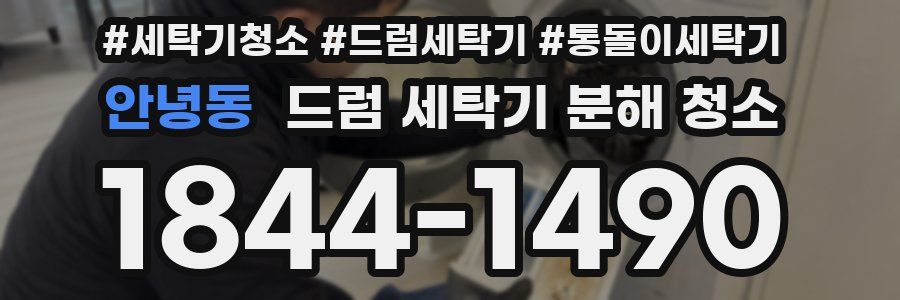 안녕동 드럼 세탁기 분해 청소