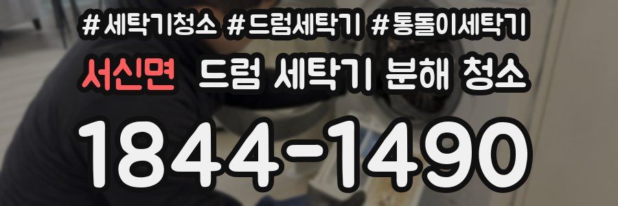서신면 드럼 세탁기 분해 청소