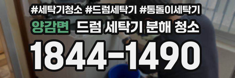 양감면 드럼 세탁기 분해 청소