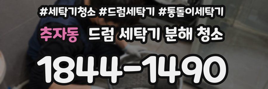 추자동 드럼 세탁기 분해 청소