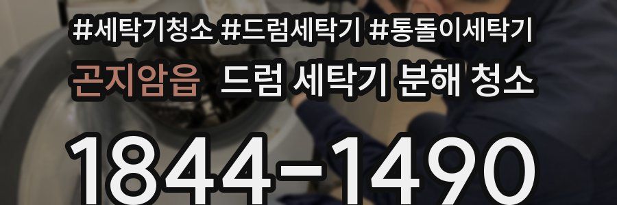 곤지암읍 드럼 세탁기 분해 청소
