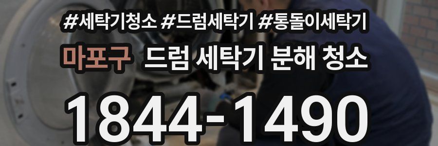 마포구 드럼 세탁기 분해 청소