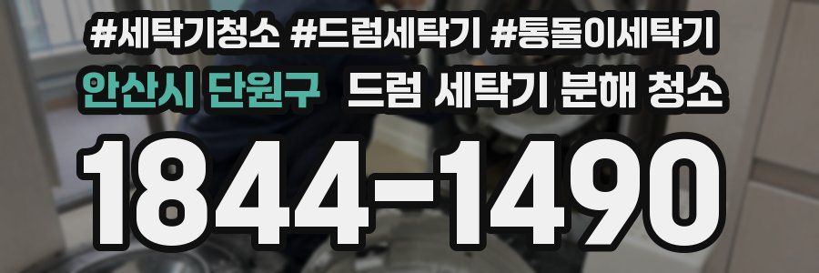 안산시 단원구 드럼 세탁기 분해 청소