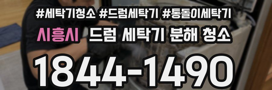시흥시 드럼 세탁기 분해 청소