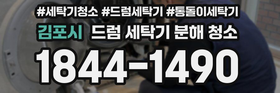 김포시 드럼 세탁기 분해 청소