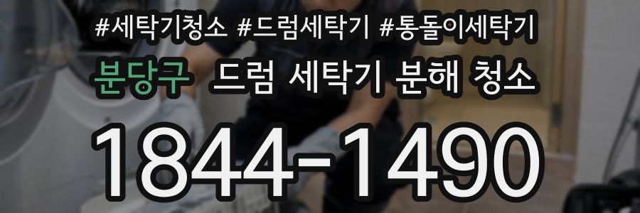 분당구 드럼 세탁기 분해 청소