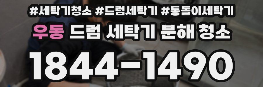 우동 드럼 세탁기 분해 청소