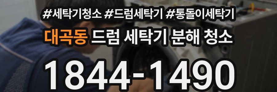 대곡동 드럼 세탁기 분해 청소