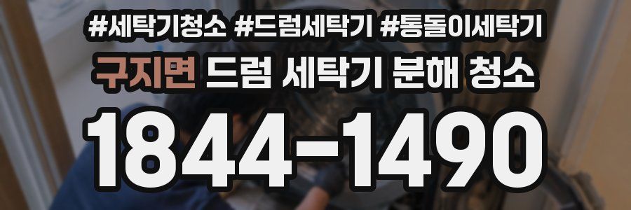 구지면 드럼 세탁기 분해 청소
