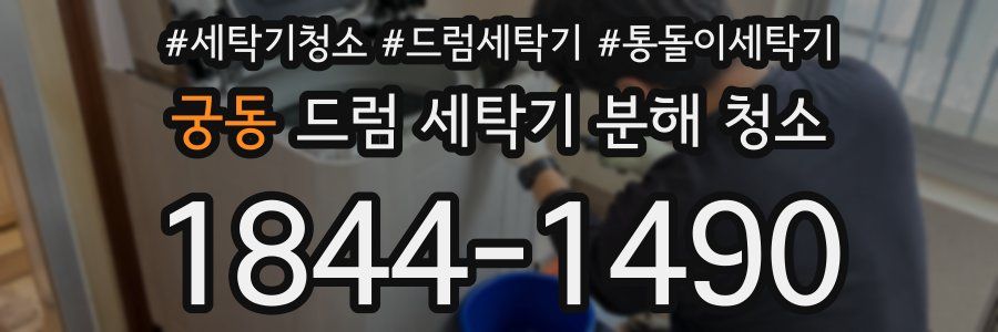 궁동 드럼 세탁기 분해 청소