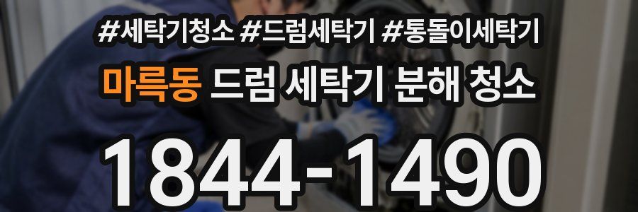 마륵동 드럼 세탁기 분해 청소