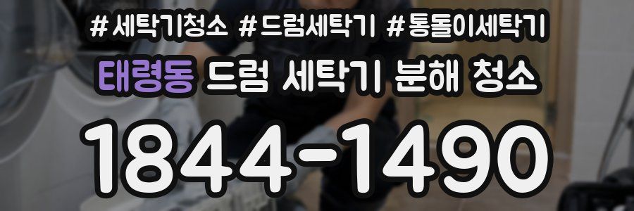 태령동 드럼 세탁기 분해 청소