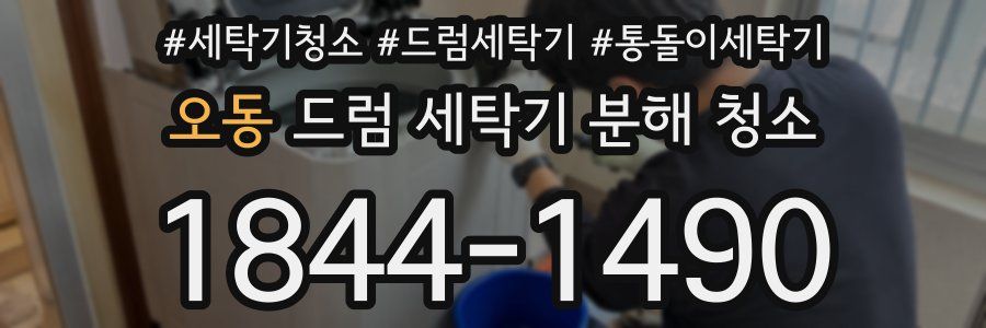 오동 드럼 세탁기 분해 청소