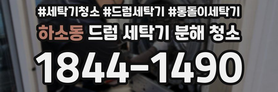 하소동 드럼 세탁기 분해 청소