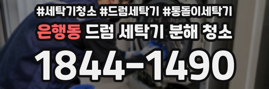은행동 드럼 세탁기 분해 청소