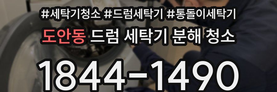 도안동 드럼 세탁기 분해 청소