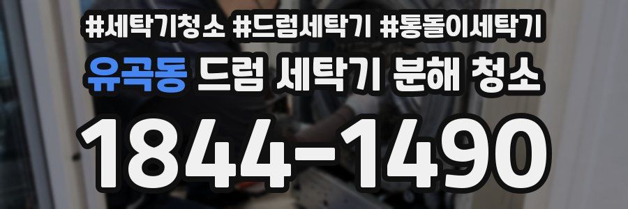 유곡동 드럼 세탁기 분해 청소