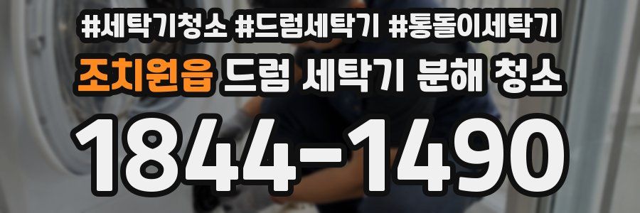 조치원읍 드럼 세탁기 분해 청소