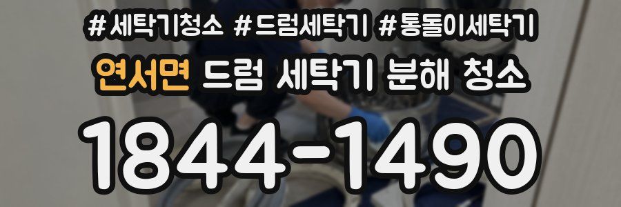 연서면 드럼 세탁기 분해 청소