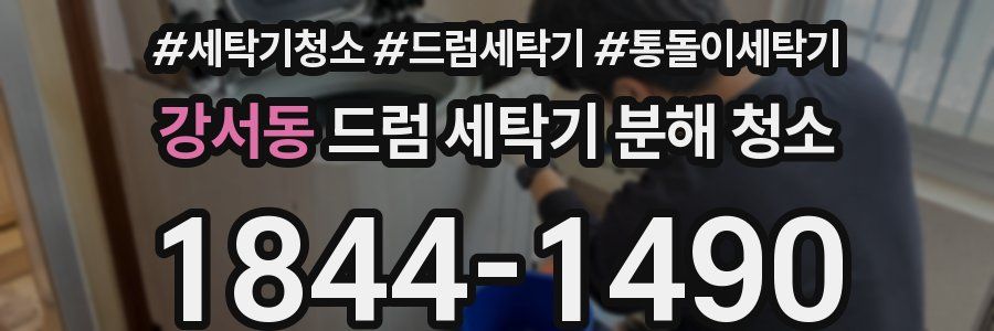 강서동 드럼 세탁기 분해 청소