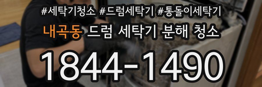 내곡동 드럼 세탁기 분해 청소