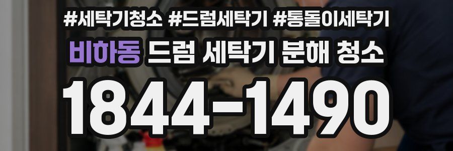 비하동 드럼 세탁기 분해 청소