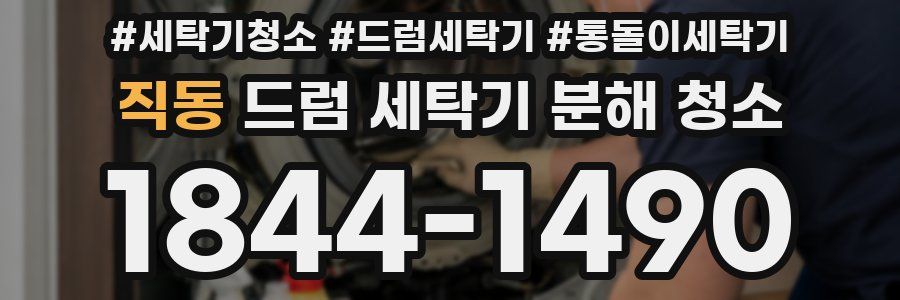 직동 드럼 세탁기 분해 청소