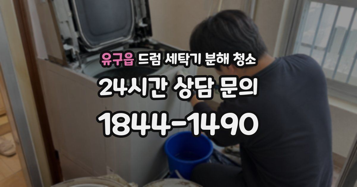 유구읍 드럼 세탁기 분해 청소