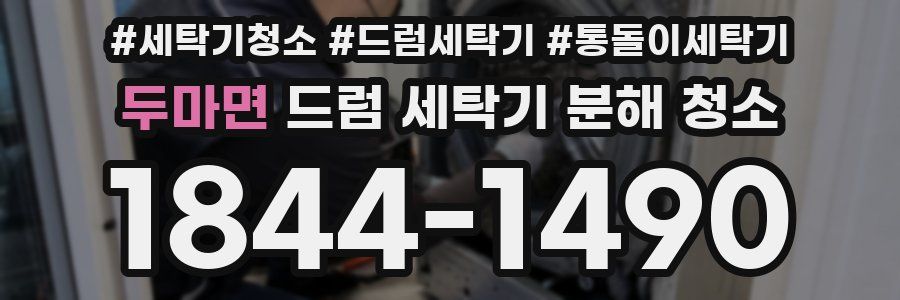 두마면 드럼 세탁기 분해 청소