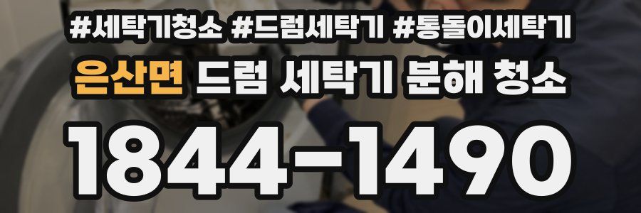 은산면 드럼 세탁기 분해 청소