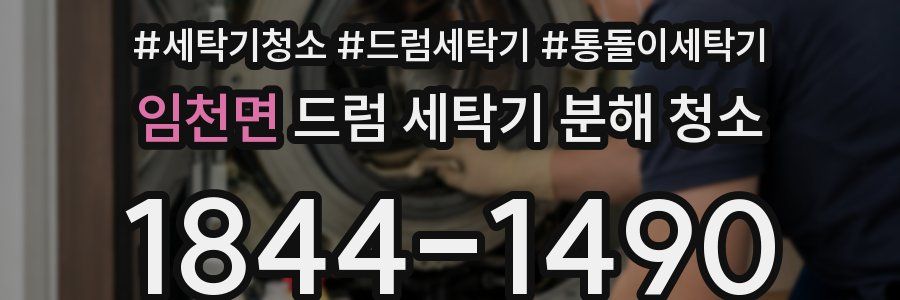 임천면 드럼 세탁기 분해 청소